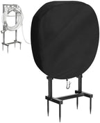 Water Hose Holder Freestanding Cover 34x10.6x38in,Black - Image 6