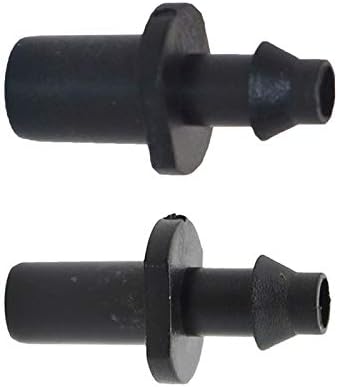 Hose Fittings 1/4" Single Barb Straight Hose Connector Garden Drip Irrigation Fittings Quick Coupling Pipe Connector 6 mm/7.5 mm 500 Pcs (Color : 6 mm Interface, Size : 1/4'') by Lrjskwzc