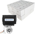 3/4" Motorized Ball Valve 30 Pack - DC 9-24V Electric Water Valve with Full Port, 5 Wire Motorized Electrical Ball Valve, Stainless Steel with Indicator Lights, NSF Certified, IP67 by movafaFH