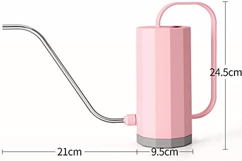 Fashion Long Spout Watering Can for Indoor Outdoor Plants 1.8L Watering Pot (Pink) - Image 2