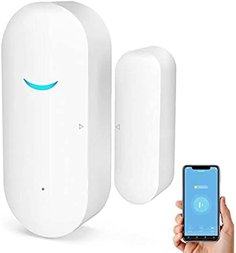 4-Pack Smart Door/Window Sensor: WiFi Alarm, Wireless Alerts, Compatible with Alexa/Google Assistant by SENCKIT