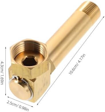SHINEOFI Heavy Duty Brass Garden Hose Swivel Adapter for Hose Reel Rotatable Fitting for Easy Connection and Replacement for Repair and Maintenance - Image 2