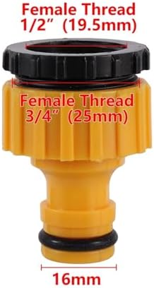 20PCS Hose Quick Connect Fitting(for 12/16/25mm I.D. Hoses) Garden Irrigation Accessories for Pipe Repair and Replacement(0171) - Image 2