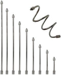 15 Pack Flexible Nozzle Extension for 3/16 UNC Fog Nozzle, Atomization Sprayer Nozzle Extensions Misting Extended Pole, High Pressure Stainless Steel Misting Nozzles(Size:Pole 35cm) by Unknown