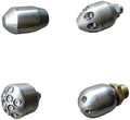 Stainless Steel High Pressure Piping Nozzle, 9 Holes, 1' Thread by Unknown