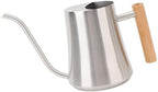 Indoor Watering Can, Stainless Steel Wooden Handle Watering Pot with Long Spout, Cute Decorative Metal Gardening Small Water Ca for Hanging Plants, Wall Plants (Sanding) - Image 7