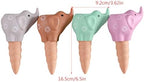 4Pcs Self Watering Spikes Elephant Terracotta Watering Stakes Devices Vacation Self Watering Stakes For Indoor Outdoor Watering Cones - Image 3
