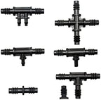 Hose Connector Adapter 100 8mm To 4mm Reducing Hose Connectors T-shaped Elbow Straight Elbow 3/8" 8/11 6mm 1/4" 4/7mm Irrigation Fittings (Color : 3I8 to 2way 1I4) by Unknown