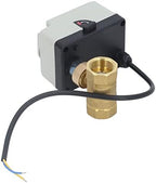 Motorized Ball Valve Brass Body ABS Shell 2 Way Normally Closed Electrical Ball Valve DC12 To 24V DN20 IP54 For Industrial Automation Control Systems - Image 4