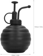 flexman Plant Mister Spray Bottle 400ml Stainless Steel Plant Sprayer Mister with Top Pump for Indoor House Air Plants Succulents Outdoor Garden (Black) - Image 6