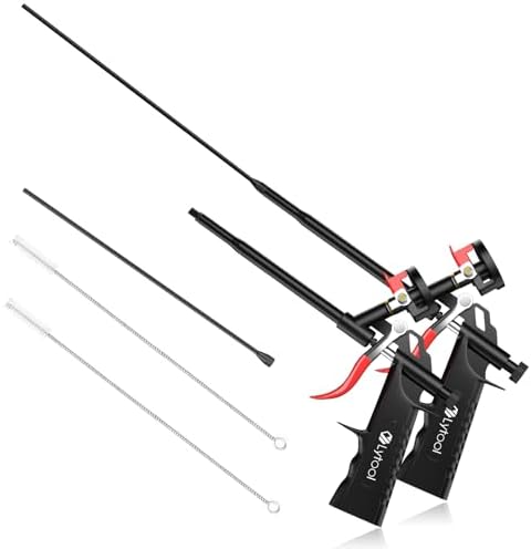 Lytool 2 Pack Reusable Spray Foam Gun with 12.6" Extension Tubes & Brush by Lytool