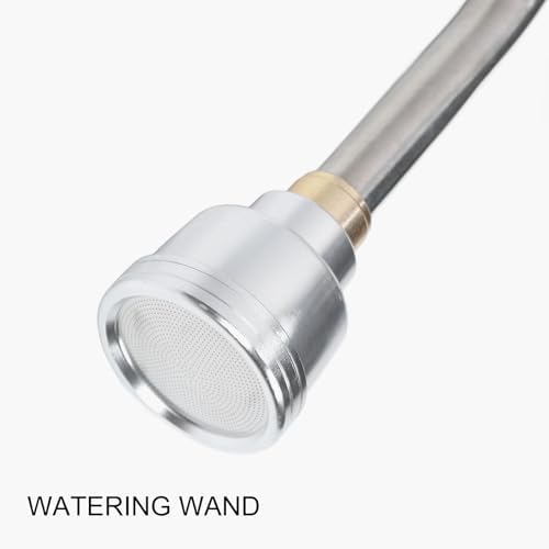 Focket Watering Wand, High Pressure Ergonomic Sprayer with Thumb Control Shut Off Valve, Garden Hose Nozzle, Hose Sprayer with Sealing Washer for Hard to Areas Garden Car (90CM) - Image 3