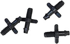 Kitchen Garden Hose Threaded Connector 4/7Mm Barbed Barb Connector Drip Irrigation 4/7 Hose Atomization Fitting Plastic Hose Barb 1/4" Pvc Fitting/Black/1/4'' - Image 5