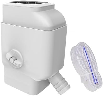 Prestantious Gutter Downspout Diverter with Built-in Filter Screen,White by Prestantious