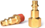 30 Pieces Solid Brass Air Fittings, Industrial Coupler and Plug - Image 6