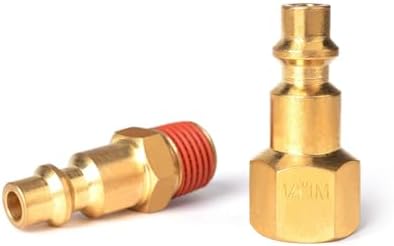 30 Pieces Solid Brass Air Fittings, Industrial Coupler and Plug - Image 6