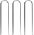MySit 12 Inch 50 Pack Heavy Duty U Shaped Garden Stakes by MySit