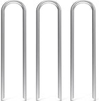 MySit 12 Inch 50 Pack Heavy Duty U Shaped Garden Stakes by MySit