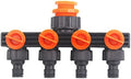 4 Way Hose Splitters, Automatic Watering Water Pipe Linker Garden Water Irrigation Tool, 4 Way Hose Splitter Watering Accessories by Unknown