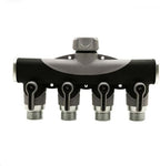 Thrifco 8429970 4-Way Garden Hose Manifold/Splitter with Shut-Off Valves – Zinc - Image 6
