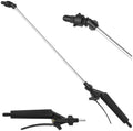 Telescoping Garden Spray Wand, Adjustable Nozzle Aluminum Hose Sprayer by Unknown