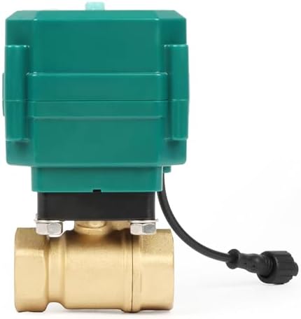 U.S. Solid 3/4" Smart Motorized Ball Valve - Brass Remote App Mobile-control Electrical Ball Valve with Manual Switch, Plug Connection - Image 6