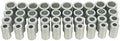 40PCS Reduced Hose Ferrule Set #6#8#10#12 Size Aluminium Hose Jacket by Wisepick
