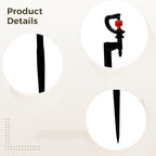 40 Pcs Sprinkler on 7.1 in / 18 cm Stake, Adjustable G-Type Rotating Micro Sprinkler, Water-Saving Irrigation System, Plastic for Garden, Lawn, Flower Bed - Image 4