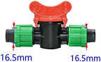Hose Connector Adapter 15pc 16mm Drip Irrigation Valve With Faucet Connector, 1/2 Inch Threaded Pipe Water Connector With Locking, Garden Greenhouse Irrigation (Color : Brown) - Image 5