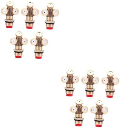 KESYOO 10pcs Brass Misting Nozzles Replacement Design Fit for Garden Hose Nozzles Mist Irrigation for Outdoor Agriculture by KESYOO