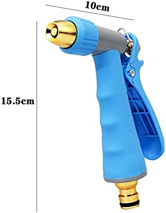 Garden Hose Nozzle Spray Guns Rotating Adjustable Garden Spray Watering Guns Slip Resistant Labor-Saving for Plants Watering Cleaning Showering Pets Watering Gun (Color : 30m Suit) - Image 4