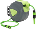 Wall Mounted Retractable Water Hose Reel, 32.8ft Garden Sprayer by Unknown