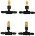 Adjustable Brass Atomizing Nozzle with Drip Connector, Micro Spray Drip Emitter, Adjustable Sprinkler Drip Sprayer Kit 20pc Copper Nozzle+8/11 tee by Unknown
