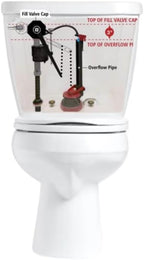 Time-Lock Dual Stop Valve – The Worlds Only Saftey Fill Valve That Stops Running Toilets!, Black - Image 3
