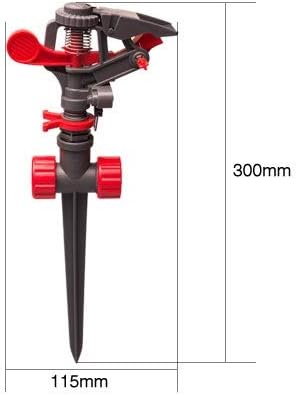 Garden Sprinkler,Sprinklers for Yard,Water Sprinklers for Lawn,Suitable for Ordinary Lawn Irrigation, Garden Sprinkling, Roof Cooling, etc. - Image 2