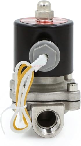 U.S. Solid 1/2" Stainless Steel Electric Solenoid Valve 110VAC Normally Closed Air Water(Pack of 20) - Image 3