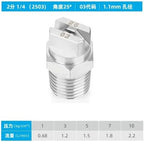 Flat fan-shaped nozzle metal ultra-high pressure cleaning surface,10PCS - Image 2