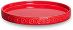 Eightpot 11.4 Inch Plant Saucers for Indoors, Plant Plates to Catch Water for Outdoor, Round Plants Drip Tray, Modern Planter Saucer, Decorative Plants Dishes to Catch Water, Flower Pot Tray, Red by Eightpot