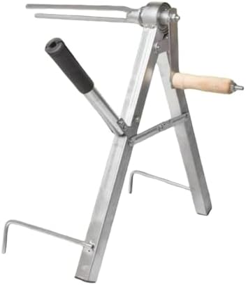 Metal Hose Winder - Retractable Storage Rack for Watering | 13.78x15.75x5.12in, Sturdy Steel Construction with Compact Frame, Irrigation Equipment for Garden Patio Farm Home Exterior Cleaning by Unknown