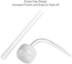 stonylab Chemical Wash Bottle, 4-Pack Plastic Safety Lab Squeeze Wash Bottle, LDPE with Narrow Mouth, 1000 ml / 4 Bottle - Image 3