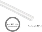5/8" ID Silicon Tubing, JoyTube Food Grade Silicon Tubing 5/8" ID x 3/4" OD 40 Feet High Temp Pure Silicone Hose Tube for Home Brewing Winemaking - Image 2