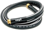 Vego Garden Leader Hose 6ft with Brass Thread and Swivel Grip Sleeve, 5/8" Leader Garden Water Hose with Male to Female Fittings for Garden & Yard by VegoGarden