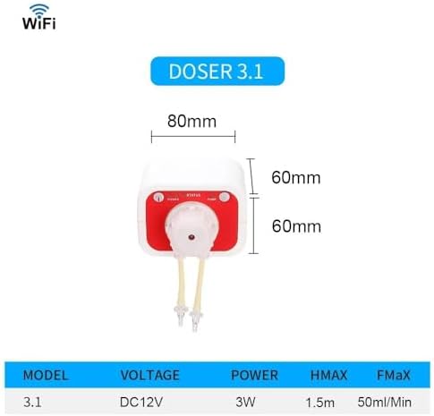 Jebao Doser 3.1 Smart WiFi App Control Automatic Dosing Pump for Saltwater or Freshwater Aquarium Fish Tank - Image 2