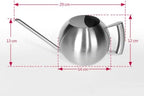 Watering Kettle Stainless Steel Long Spout 1000ml for Plants - Image 2