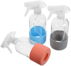Outanaya Glass Spray Bottle Refillable Empty Spray Bottle Ml 3pcs with Silicone Sleeve and Leakproof Design Suitable for Watering Plants and Flowers at Home Use by Outanaya