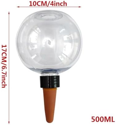 500ML Plant Watering Globes Automatic Self Watering Planter, Plant Watering Devices System Water Plants While Away (8Pcs) - Image 6