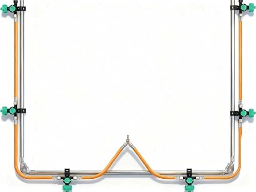 6-Nozzle Folding Sprayer Boom – 122" Spray Coverage for ATV & UTV Sprayers, Row Crop, Adjustable Spray Patterns, Folding Design for Easy Transport (Sprayer Boom) by VANPET