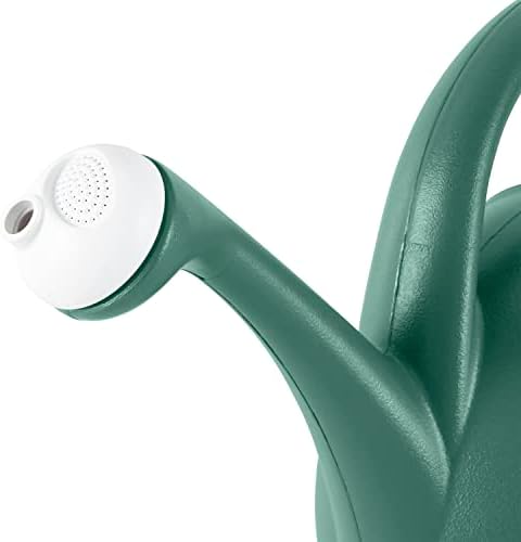 2-Gallon Premium Plastic Rosette Watering Can - The HC Companies 11"x21"x13.75" in Evergreen Color - Image 5