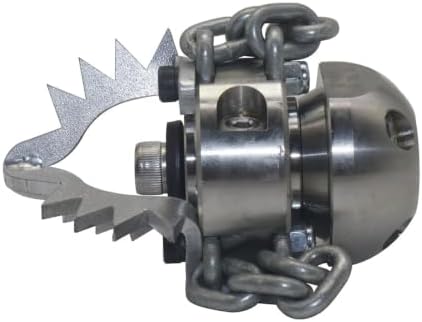 3/8 40L/min 70L/min Pipeline Dredging High Pressure Sewer Urban Machine Rotating Nozzle With Chain(QP4403) - Image 5
