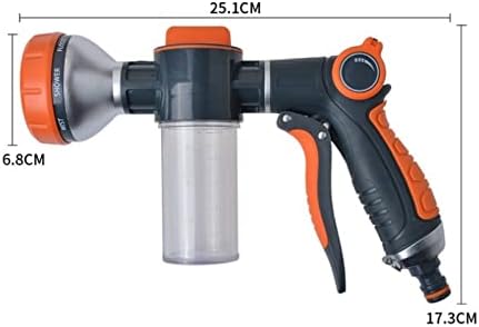 Foam Water Gun Hose Nozzle Car Wash Cleaning Tools Garden Lawn Watering Irrigation Sprinkler Spray Gun Garden Supplies(P01) - Image 2